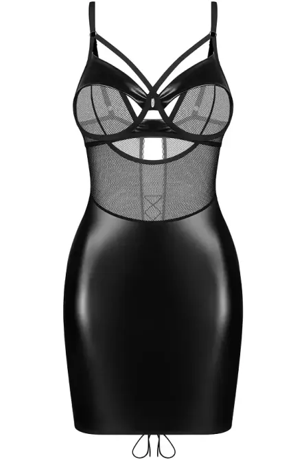 Сорочка Obsessive Dominna chemise & thong L/XL Львів - фото 3