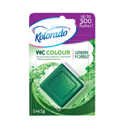 Таблетка для бачка унітазу WC Colour зелений KOLORADO Житомир