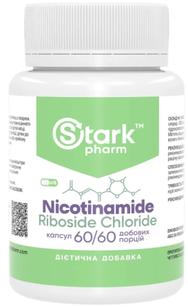 Никотинамид Stark Pharm Nicotinamide Riboside Chloride 300mg 60 капс Киев