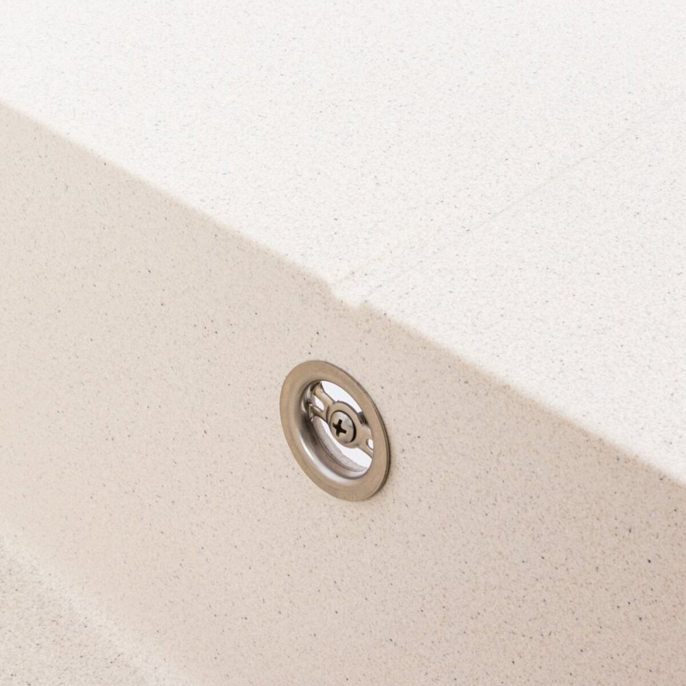 VALESO Гранітна мийка VALESO CRIPTA 6550 матова Біла в крапку Коломия - фото 15