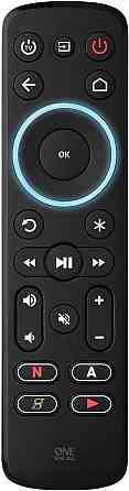 Пульт One For All URC7935 Черный стриминг-пульт для приставки TV Roku Apple TV саундбаров универсальный 3 Киев