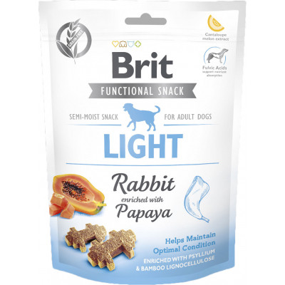 Лакомство для собак Brit Care Light кролик с папаей 150 г (8595602539956) Винница - изображение 1