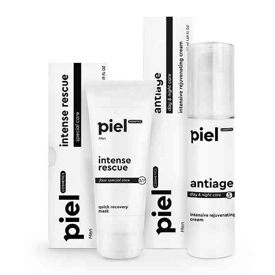 Антивіковий комплекс для чоловічої шкіри обличчя MEN Piel, 75мл+50мл Дніпро