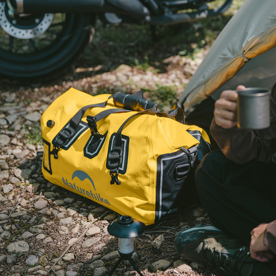 Водонепроникна дорожня сумка Naturehike CNK2450XB015, 60 л, жовта Київ - фото 5