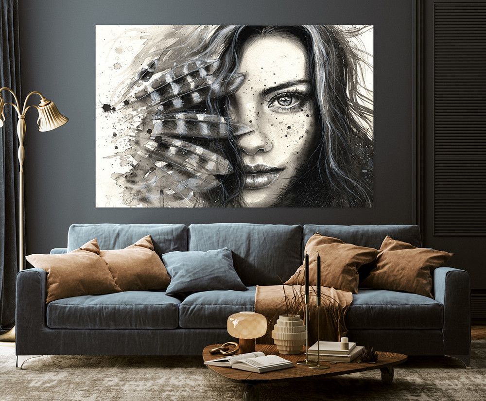 Картина холст в гостиную / спальню Дівчина    MLP_2 40x80 см Киев - изображение 3