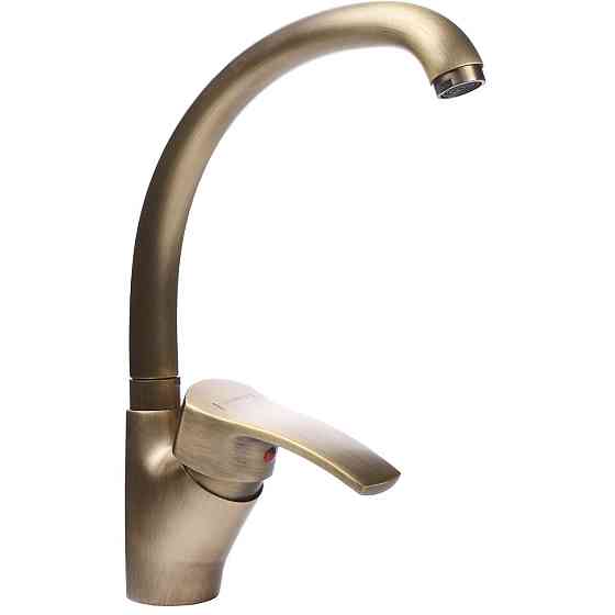 Смеситель для кухни Globus Lux QUEENSLAND GLQU-0203S-BIG-9-BRONZE (000019220) Киев