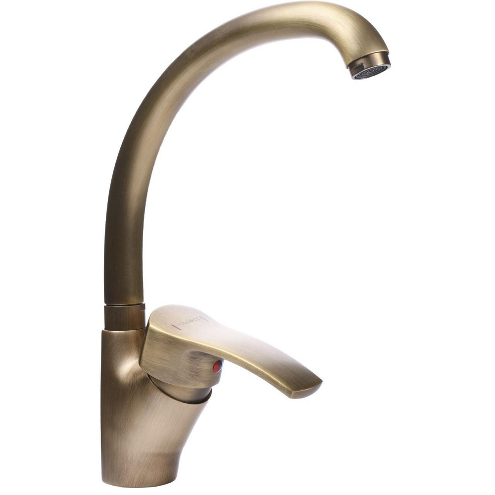 Смеситель для кухни Globus Lux QUEENSLAND GLQU-0203S-BIG-9-BRONZE (000019220) Киев - изображение 3