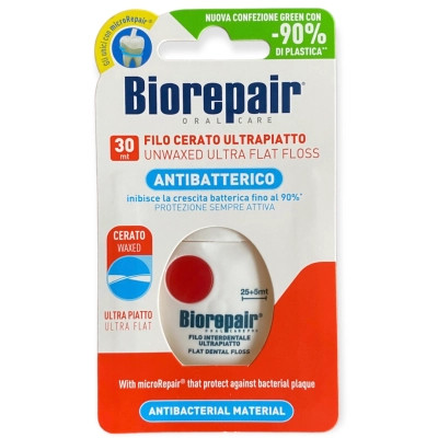 Зубная нить Biorepair Избавление от чувствительности с гидроксиапатитом и цинком РСА 30 м (8017331058268) Винница - изображение 1