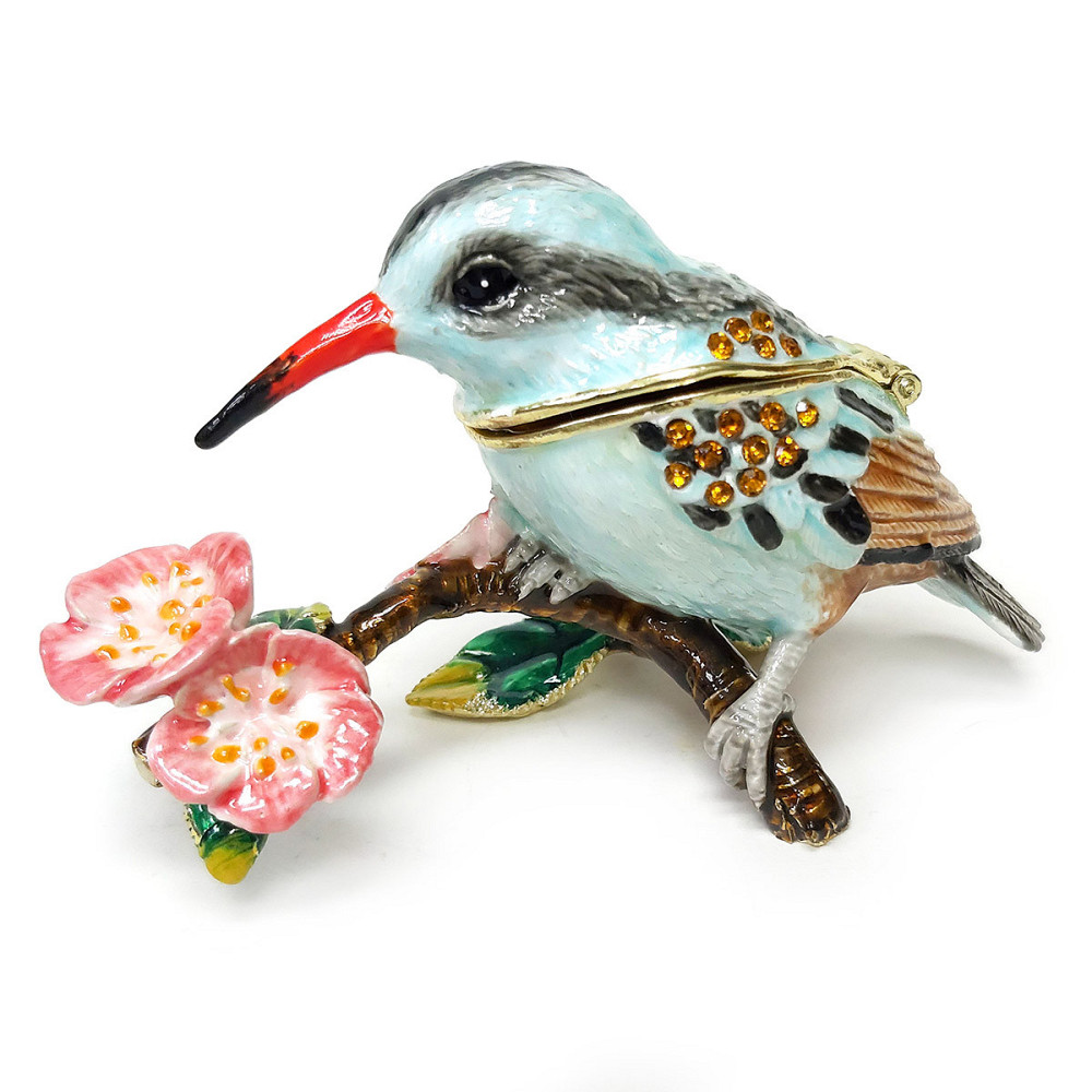 Скринька зі стразами метал Колібрі Київ - фото 1