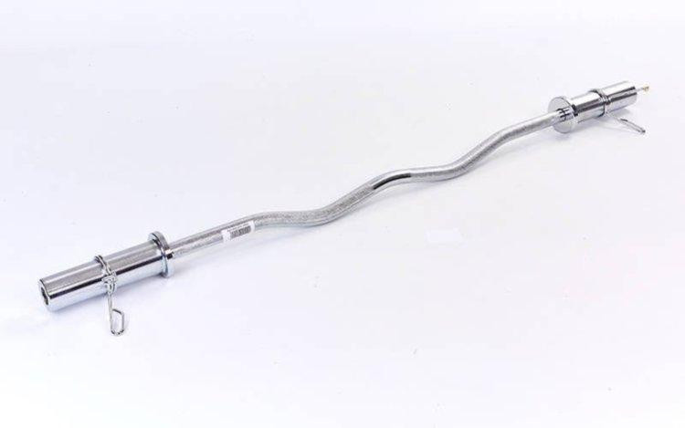 Гриф W-подібний 120 см 50 мм на втулках хромований Київ - фото 1