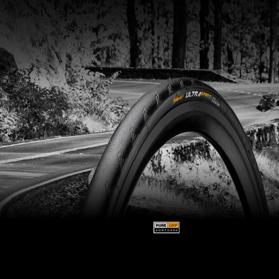 Покрышка Continental Ultra Sport III - 28" | 700 x 25C черная, не складная, skin Киев