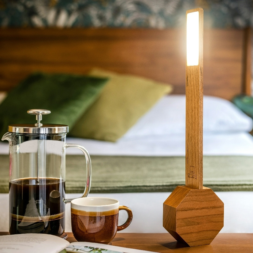 Світильник з будильником "OCTAGON ONE PLUS", вишня Рівне - фото 7