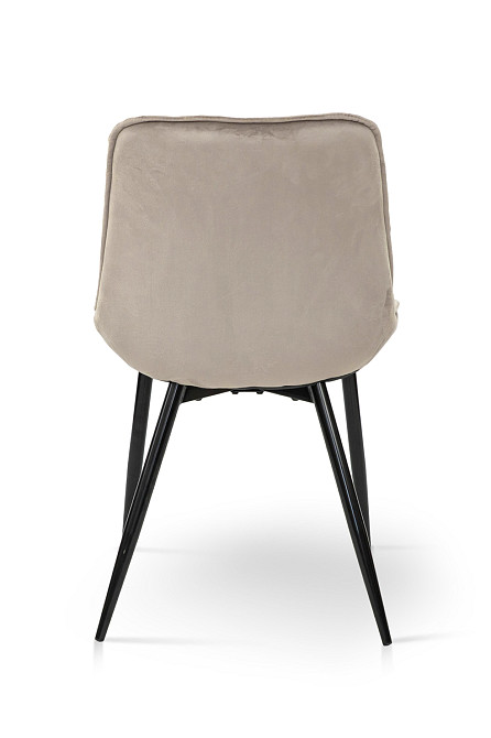 Стілець Прадо-R чорний/ велюр бежевий Київ - фото 4