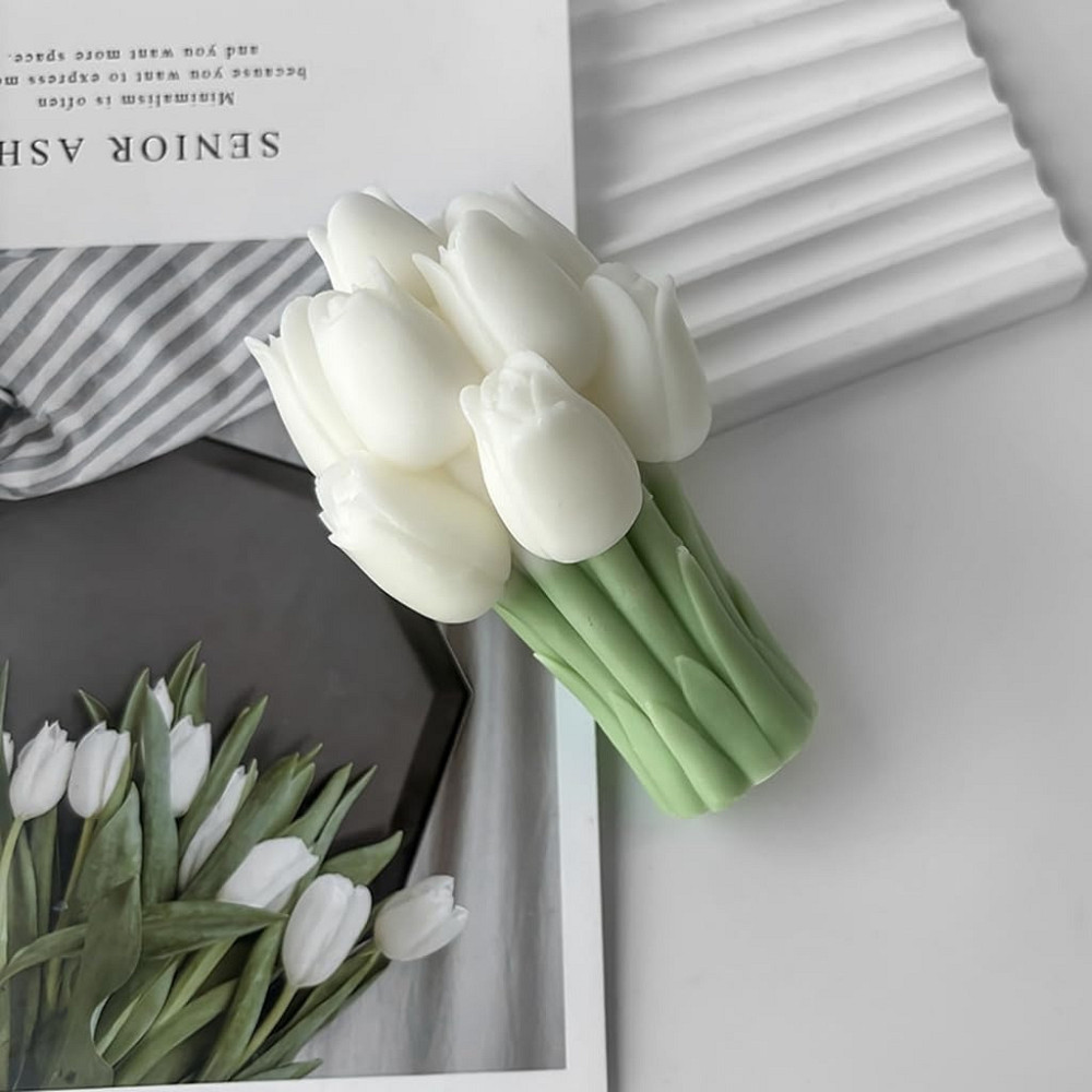 Силиконовая форма для изготовления свечи, молд для изделий из соевого,пчелиного воска и парафина 75 х 70 х 107 мм Кам'янець-Подільський - фото 3