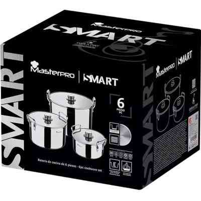 Набор посуды MasterPro Smart 3,14/6,5/11,6 л 6 предметів (BGMP-2145) Винница