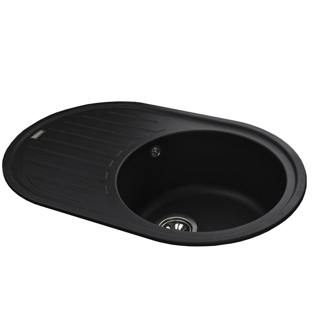 Гранитная мойка Globus Lux OHARA черный 770х500мм-А0002 (000021080) Киев - изображение 2