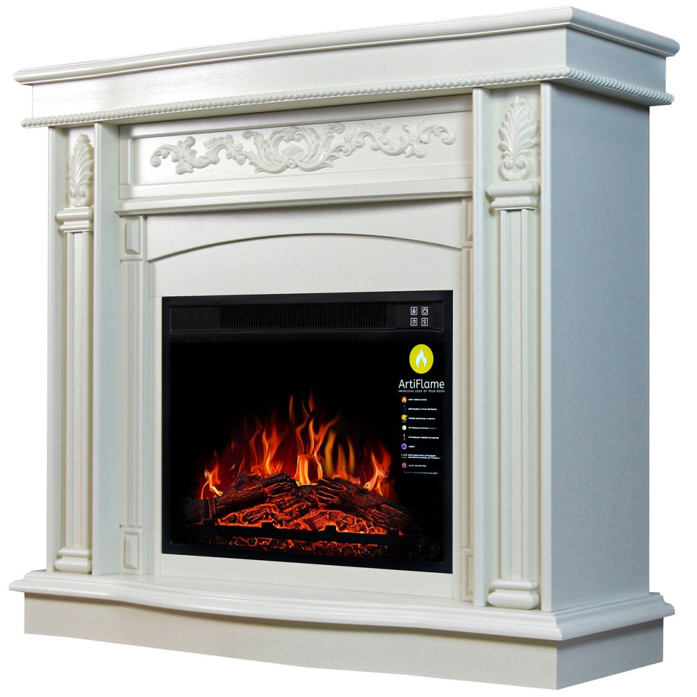 Камінокомплект ArtiFlame CARDINAL AF23S БІЛИЙ ДУБ (зі звуком) Львів - фото 2