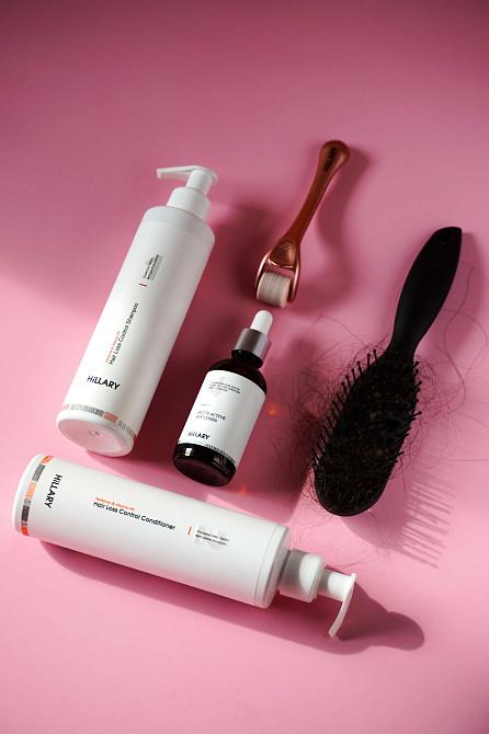 Набір проти випадіння волосся + Мезороллер для шкіри голови Hillary Київ - фото 2