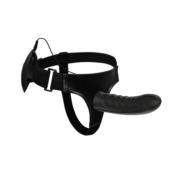 Страпон - Pretty Love Marvin Vibrating StrapOn Harness Black, 16.2 см Sex Aura Київ - фото 4