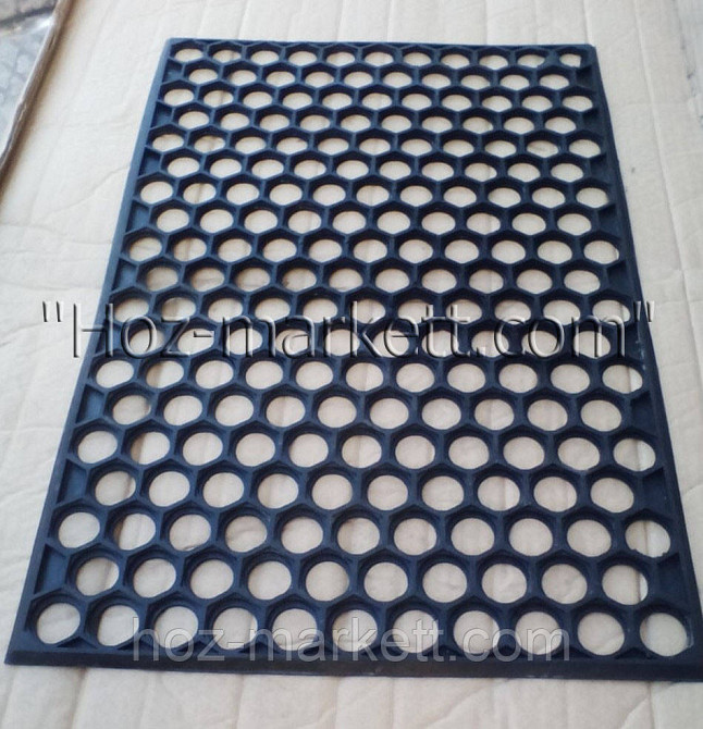 Коврик 75 см х 45 см резиновый соты грязезащитный килим Харьков - изображение 8
