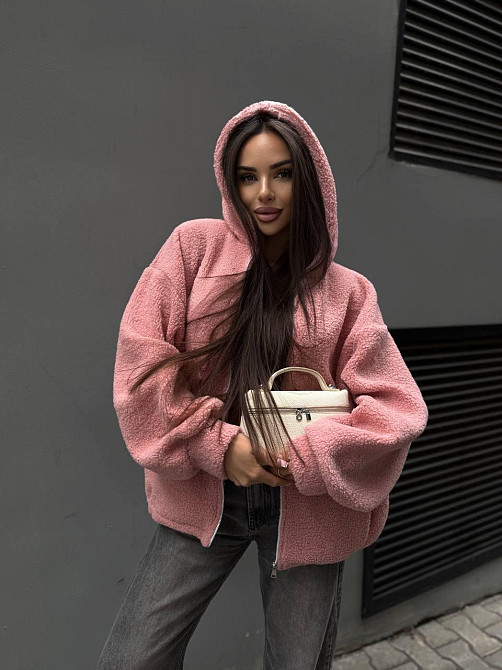 Женский повседневный теплый меховой худой мех тедды Одесса - изображение 6