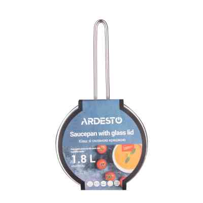 Ківш Ardesto Gemini Liguria, 1.8л, нержавіюча сталь (AR4318GB) Вінниця