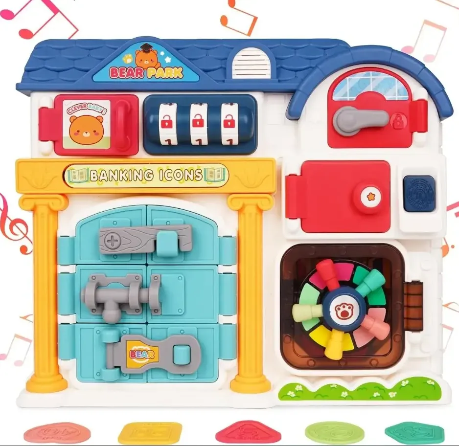 Бізіборд розвиваючий звук підсвічування англійською мовою на батарейках (25891 E) Чернігів - фото 1