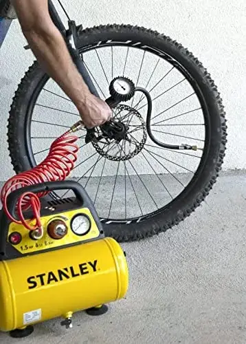 Мощный воздушный компрессор безмасляный STANLEY DN200/8/6 : 1.1 кВт, 6 л, 180 л/мин Киев - изображение 7