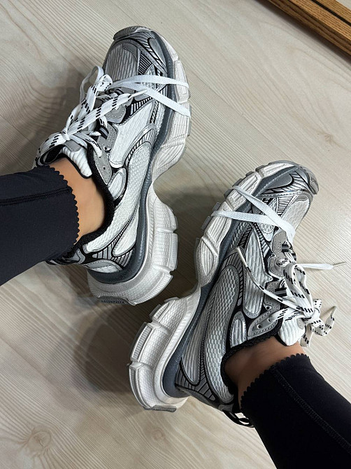 Кроссовки женские B-lncga 1001-6 3XL шнуровка комбинированные серые, 37, 23,5 см Киев - изображение 13