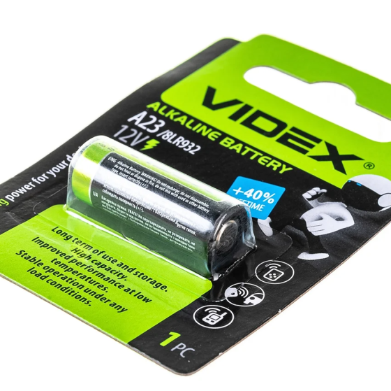 Батарейка Videx A23 12V для пультов и электроники Киев