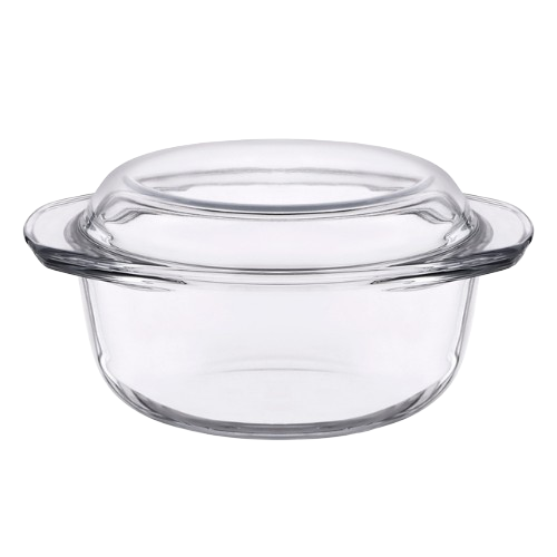 Каструля для запікання 3л жароміцне скло Interos Житомир