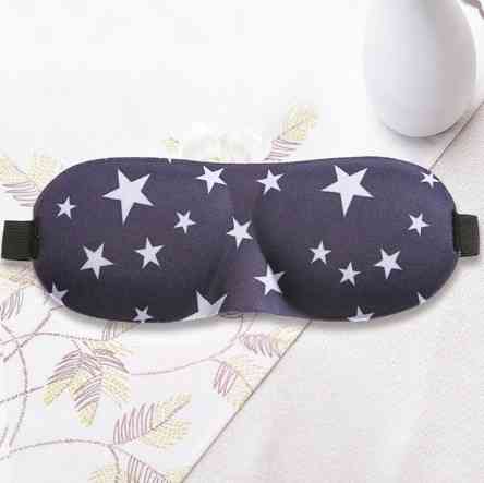 Окуляри для сну з принтом зірок one size синій Київ