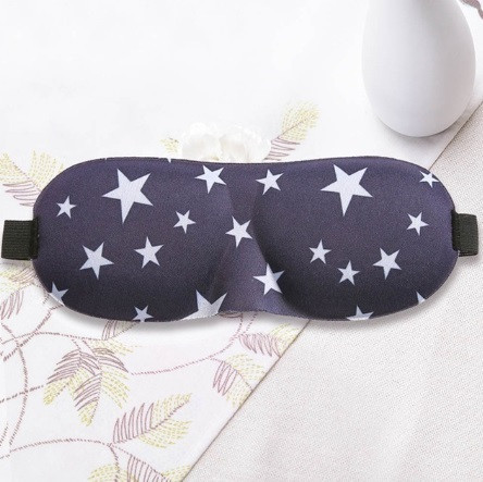 Очки для сна с принтом звезд one size синий Киев - изображение 1
