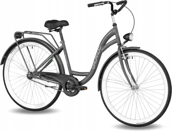 Велосипед Orlando Miejski Damski Lekka Damka Eco Ретро Męski Szary 28 2024 Київ