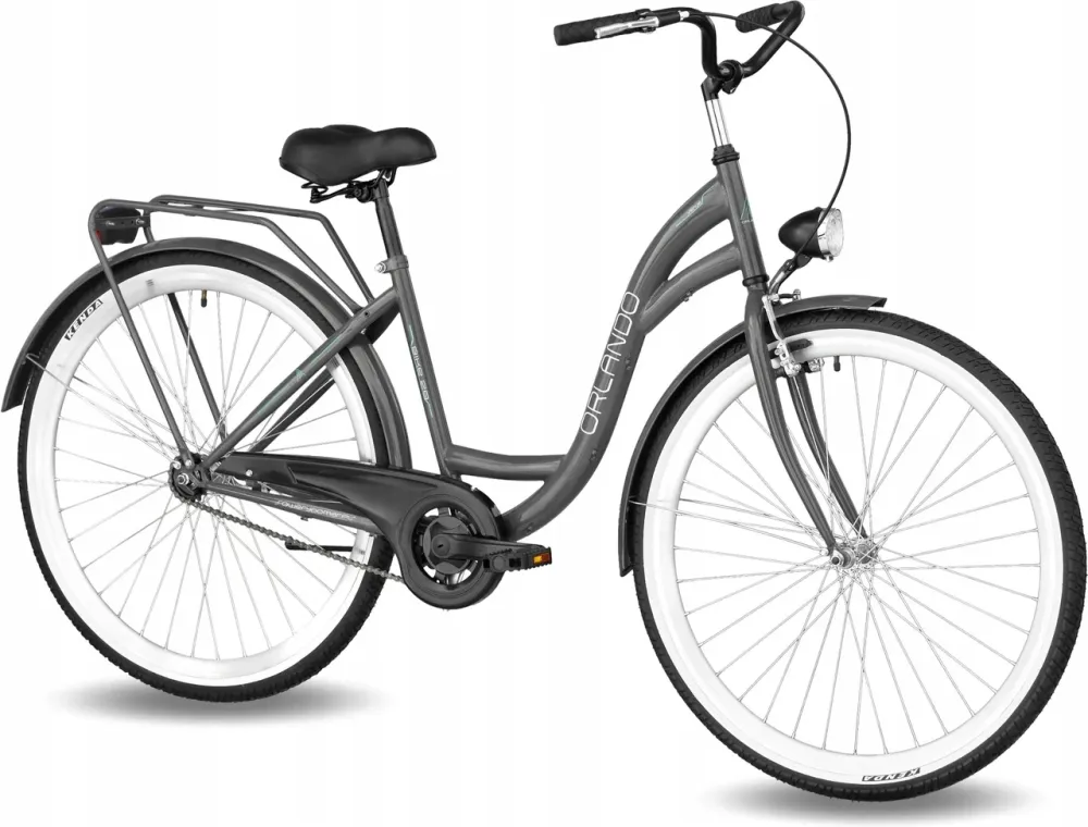 Велосипед Orlando Miejski Damski Lekka Damka Eco Ретро Męski Szary 28 2024 Київ - фото 1