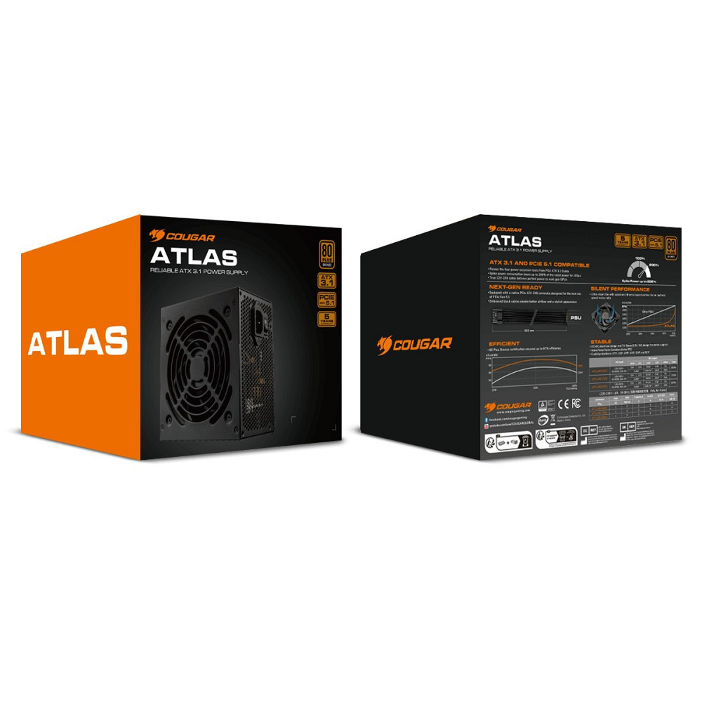 Блок живлення Cougar Atlas ATX 3.1 650 650W ( 21073 ) Харків - фото 7