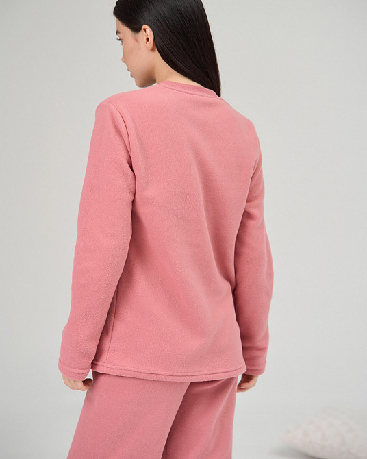 Женская теплая пижама со штанами Флис - Олень в шапке Lady Secret 94109 L Киев - изображение 6