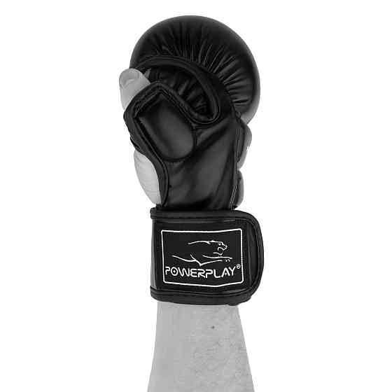 Рукавиці для MMA PowerPlay 3026 Чорні M Киев