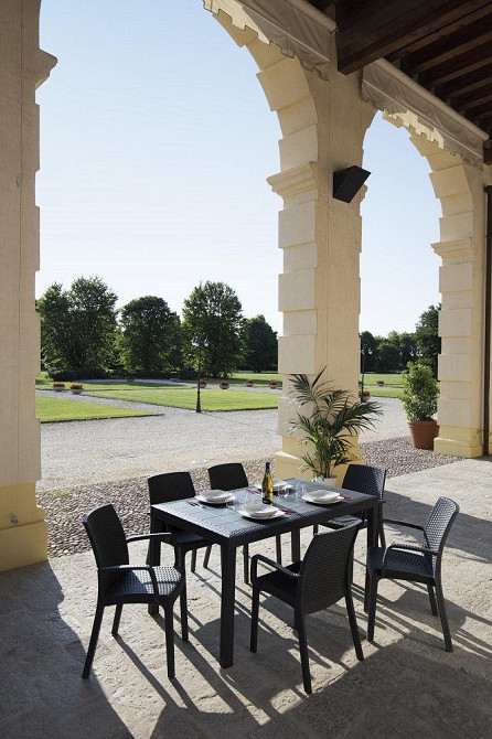 Стіл для саду пластиковий BICA Houston, графіт Київ - фото 5