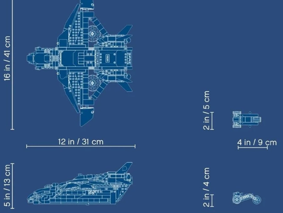 Lego Avengers 76126 Лего модернізований квінджет Месників Superheroes. Київ - фото 1