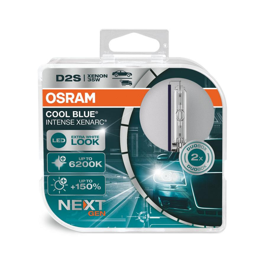 Комплект ксенонових ламп Osram D2S 35 W P32d-2 Cool Blue Intense Next Gen + 150% (66240CBN-HCB) Харків - фото 2