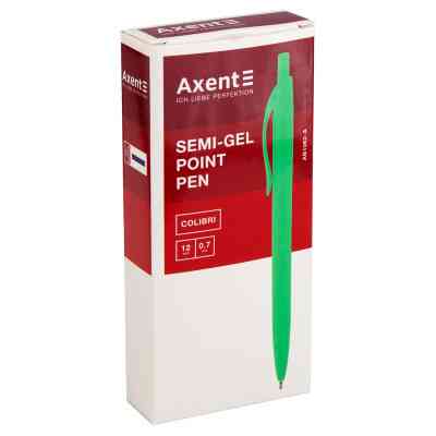 Ручка масляная Axent Сolibri автоматическая Синяя 0.7 мм (AB1062-02-A) Винница