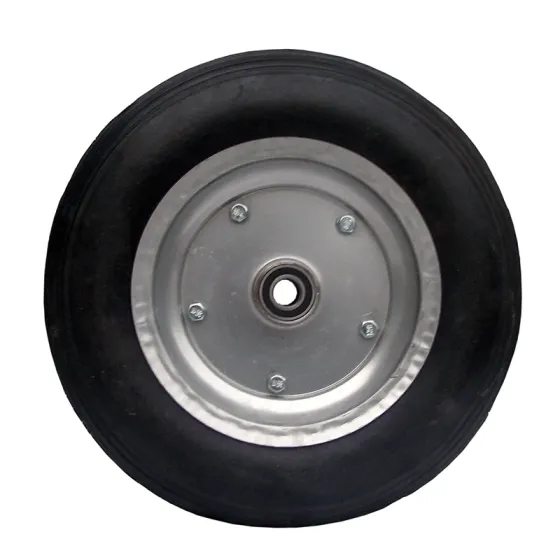 Лите колесо 380 мм для тачки – поліуретанове суцільне колесо безкамерне Харків