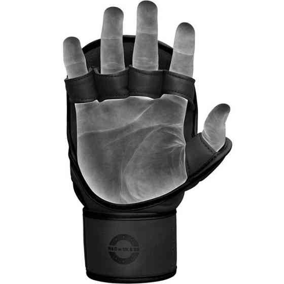 Рукавиці для ММА (Греплінгові рукавички) RDX F6 KARA Matte Black L/XL Кам'янське