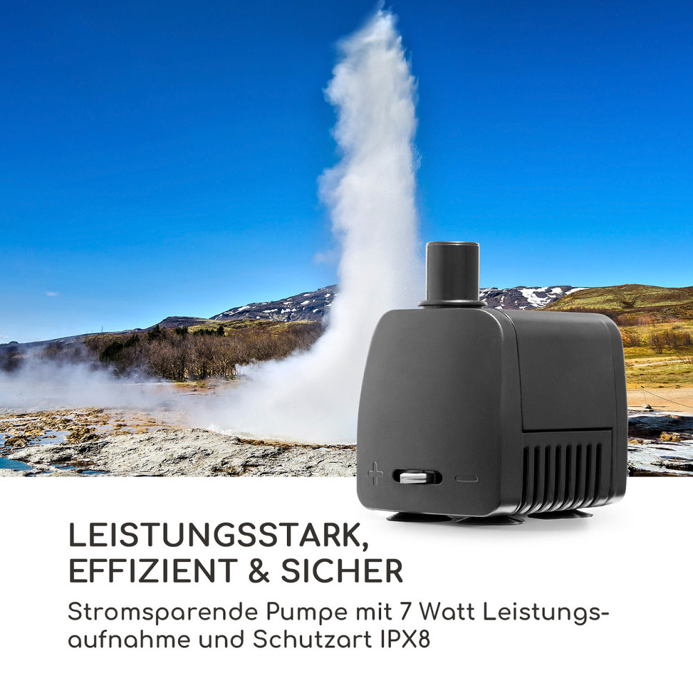 Садовый фонтан Waterbirds LED 60 x 47 x 30 см цементно-серый алюминий (Германия, читать описание) Ровно - изображение 7