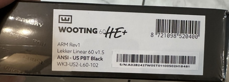 Wooting 60 HE+ клавиатура вутинг - новая. Харьков - изображение 2