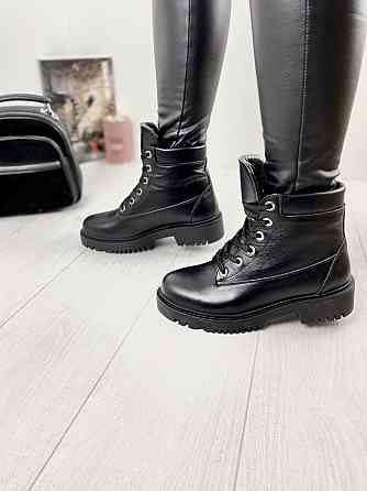 Черевики жіночі ARLEN чорні натуральна шкіра зима 37р. (2831) Коломыя