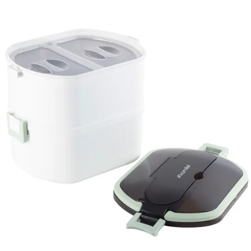 Ланч-бокс подвійний (корпус пластик/внутр.ємність+кришка нерж.сталь) KAMILLE Житомир - фото 10