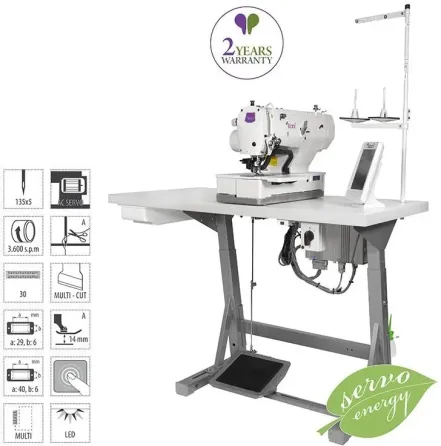 Швейна машина Texi Dziurkarka Bieliźniana O Premium Ex - Elektroniczna Silnik 230V (TEX000104) Київ