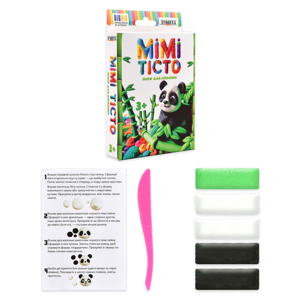Набір для ліплення пластилін "Мімі тісто Панда" 31055 Вінниця - фото 2